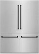ZLINE Autograph Edition 60" 32.2 Cu. Ft. Satin Stainless Steel Built-In French Door Refrigerator-0