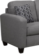 Sofa by Fancy© Lyson 2-Piece Charcoal Reversible Chaise Sectional Sofa-2
