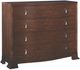 Century® Citation Frasier Serpentine Brunette Master Chest-0