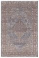 KAS Rugs Adele Gray Blush Medallion 5'x8' Area Rug-0