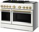 KitchenAid® 48” White Pro-Style Dual Fuel Gas Range with Griddle-5