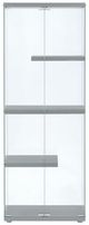 Elements International Ice Grey Display Cabinet-1