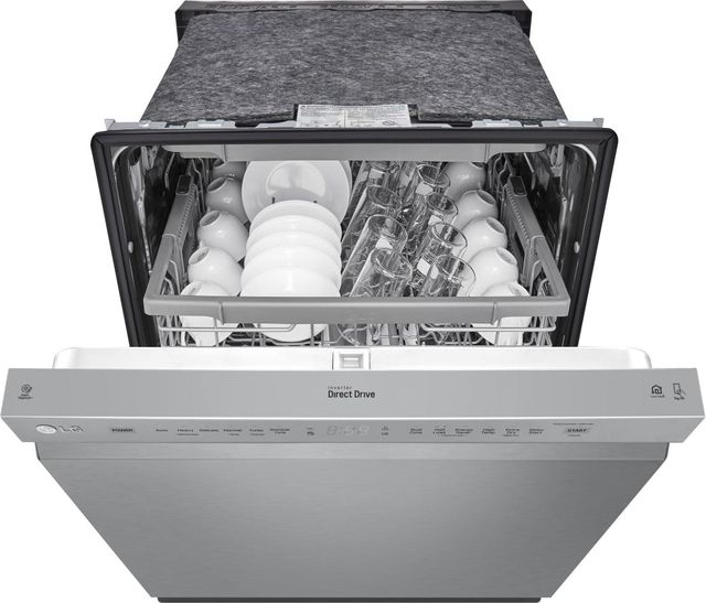 LG 24" PrintProof™ Stainless Steel Front Control Built In Dishwasher-5