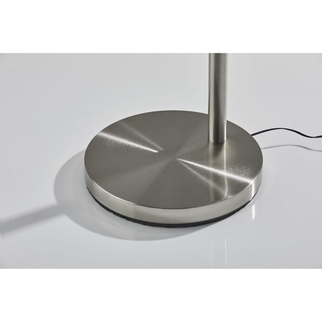 Adesso® Zodiac Brushed Steel LED Arc Lamp-1