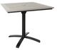 CabanaCoast® Customizable Jasper SOL Teak™ 32" Outdoor Square Dining Table-0