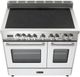 Verona® Prestige 36" White Double Oven Pro Style Electric Range-2