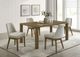 Coaster® Castlewood 5-Piece Brown/Gray Dining Table Set-3
