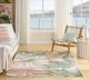 Nourison Home™ Aloha Ivory Green 5'x8' Style 5 Area Rug-1
