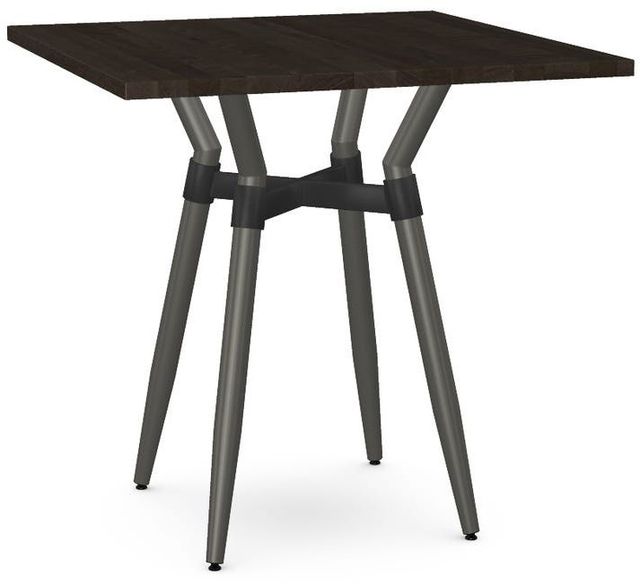 Amisco Customizable Link Solid Birch 36" Square Counter Height Table-0