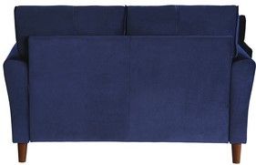 Mazin Furniture Dunleith Blue Love Seat-3