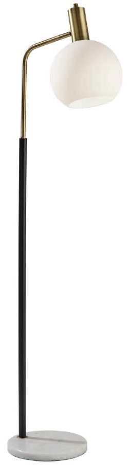 Adesso® Corbin White Floor Lamp-0