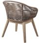 Armen Living Tutti Frutti Truffle Indoor Outdoor Dining Chair-2