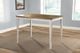 HH2 Home Bayberry White Counter Height 54” Extension Table with Driftwood Top-3