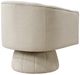 Homelegance® Bristol Taupe Swivel Chair-4