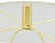 A & B Home Gold/White Table Lamp-5
