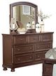 Mazin Furniture Begonia Cherry Brown Dresser-4