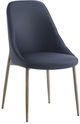 Inspire™ Cleo 2-Piece Aged Gold/Black Side Chair-0