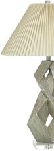 StyleCraft Norman Wyatt Home Eternity Carme Silver Poly Table Lamp-1