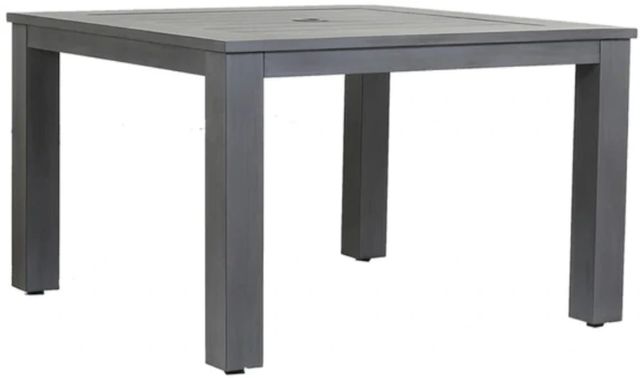 Sunset West Redondo Slate Metal Square Outdoor Dining Table-0
