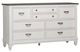 Liberty Furniture Allyson Park 5-Piece Charcoal/Wirebrushed White California King Bedroom Set-3