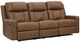 Benchcraft® Mackmenville Caramel Manual Reclining Sofa-0