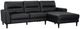 Homelegance® Lewes 2-Piece Black Right-Arm Facing Sectional and Chaise-0