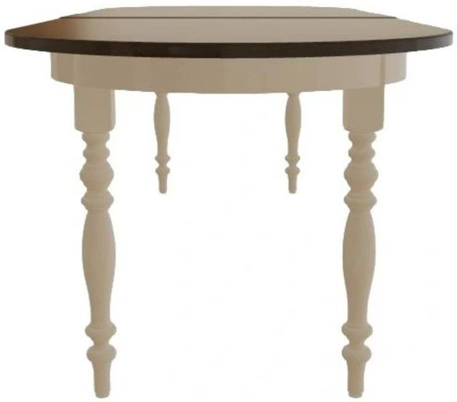 Mavin Customizable 38" x 84" Oval Extendable Dining Table with 12" Leaf-2