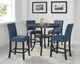 New Classic® Home Furnishings Crispin Marine Blue Counter Chair -4