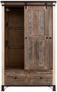 International Furniture Direct Antique Brown Armoire-4