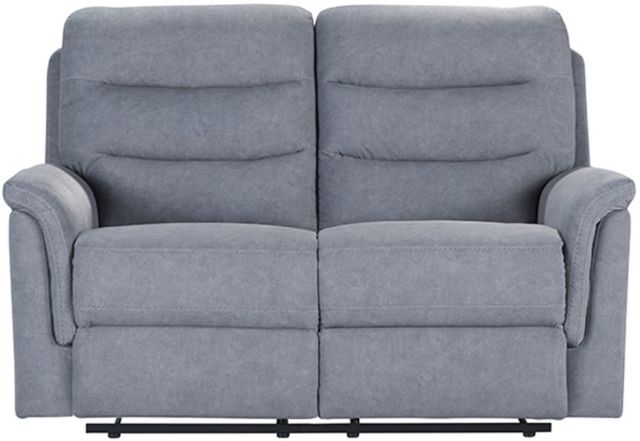 Hughes Furniture® 15176 Society Sky Manual Reclining Loveseat-0