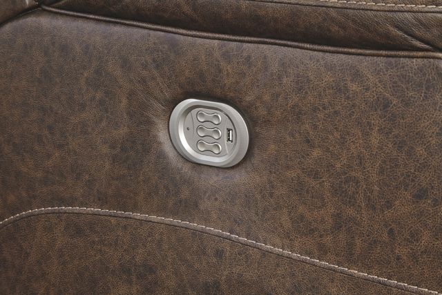 Signature Design by Ashley® Wurstrow Umber Power Recliner with Adjustable Headrest-2