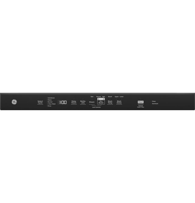 GE® 24" Black Built-In Dishwasher ith Sanitize Cycle and Dry Boost-4