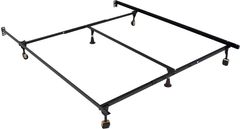 Home By Hollywood Atlas-Lock Keyhole Twin/Full Standard Bed Frame with Rollers