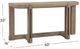 Bassett Mirror McGuire Gray Console Table-2