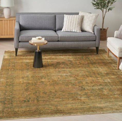Nourison Home™ Luxurious Olive 5'x7' Area Rug-1