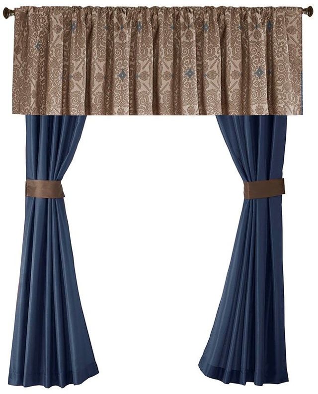 Olliix by Madison Park Essentials 24 Pieces Navy Queen Delaney Room in a Bag Set-3