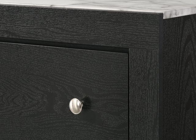Crown Mark Candence Black Nightstand-4