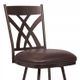 Armen Living Dover Brown 26" Counter Stool-3