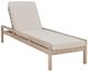 Linon Svana Beige/Natural Fabric/Wood Outdoor Chaise Lounger-0