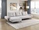 Homelegance® Dominic 2-Piece Light Gray Left-Arm Facing Sectional and Chaise-1