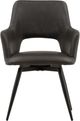 Dovetail Furniture Romano 2-Piece Charcoal Dining Chair Set-1