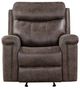 New Classic® Home Furnishings Quade Mocha Power Glider Recliner-2