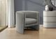 Monarch Specialties Inc. Grey 29" Straight Barrel-Back Accent Chair-1