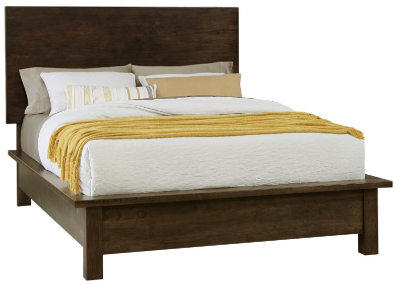 Artisan & Post by Vaughan-Bassett Crafted Cherry by Ben & Erin Napier Dark Cherry California King Plank Panel Bed