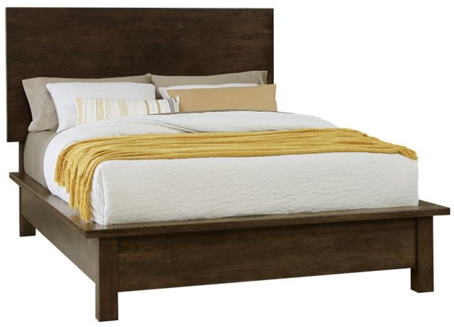 Artisan & Post by Vaughan-Bassett Crafted Cherry by Ben & Erin Napier Dark Cherry California King Plank Panel Bed-0