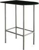Monarch Specialties Inc. 24"X 36" Black Top Pub Table with Silver Metal Frame-0