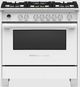 Fisher & Paykel 36" White Pro Style Dual Fuel Range-0