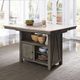 Liberty Furniture Lindsey Farm Gray/Sandstone Kitchen Island-1