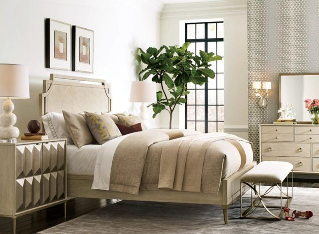 American Drew® Lenox Royce Alabaster California King Panel Bed-1