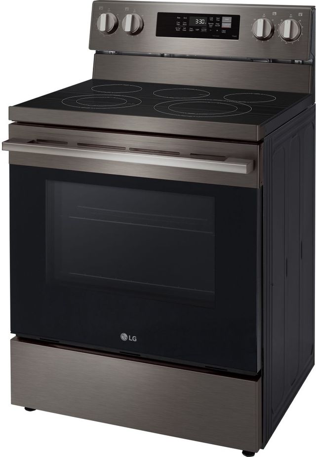 LG 30" Black Stainless Steel Freestanding Electric Range with ProBake Convection®, Air Fry, and EasyClean®-4